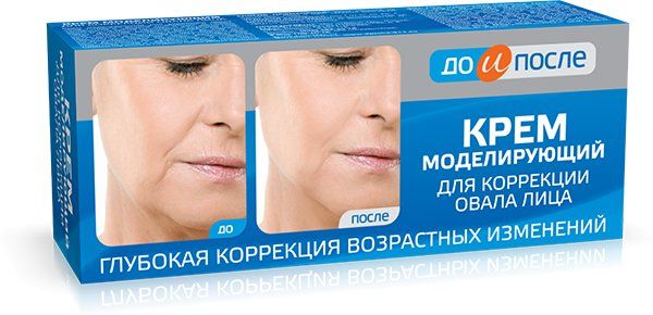 Изображение товара До и после моделирующий крем для коррекции овала лица 50 мл До и после моделирующий крем для коррекции овала лица 50 мл фотография