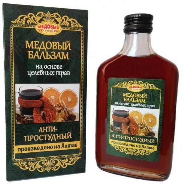 Изображение товара Бальзам Медовый анти-простудный Медовый Край 250мл Бальзам Медовый анти-простудный Медовый Край 250мл фотография