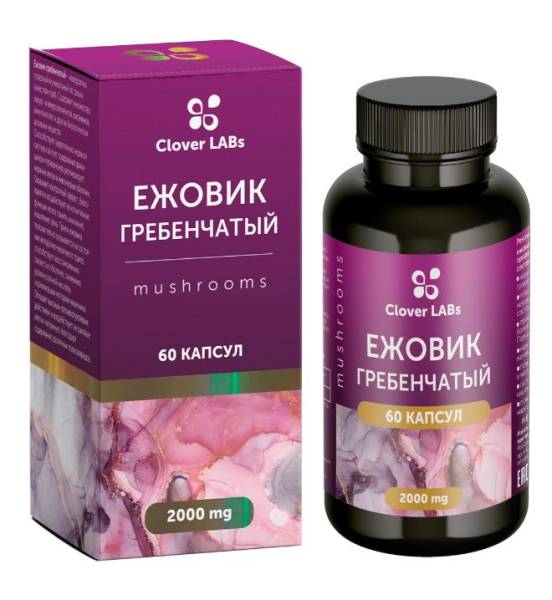 Экстракт ежовика гребенчатого Clover Labs 60 капсул фотография